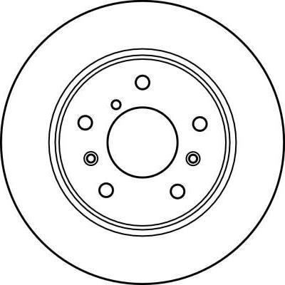 TRW DF2571 - Тормозной диск autospares.lv