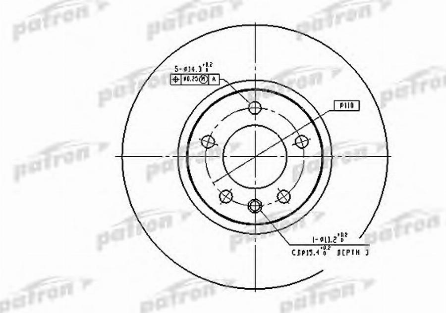 TRW DF2645BP - Тормозной диск autospares.lv