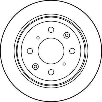 TRW DF2657 - Тормозной диск autospares.lv