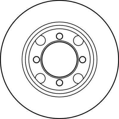 TRW DF2607 - Тормозной диск autospares.lv