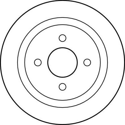 TRW DF2637 - Тормозной диск autospares.lv