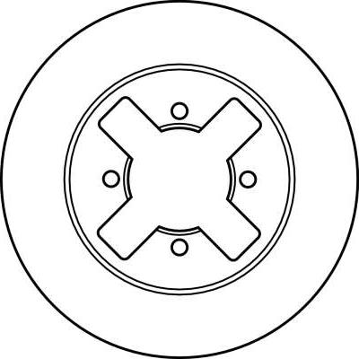 TRW DF2002 - Тормозной диск autospares.lv