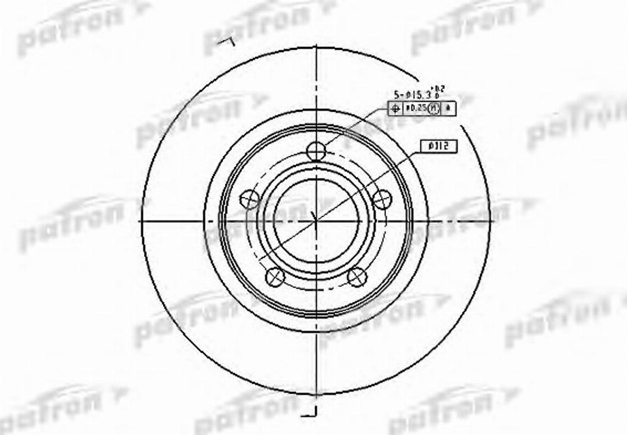 TRW DF2806BP - Тормозной диск autospares.lv