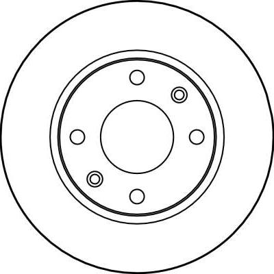 TRW DF2815 - Тормозной диск autospares.lv