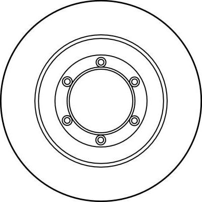 TRW DF2795 - Тормозной диск autospares.lv