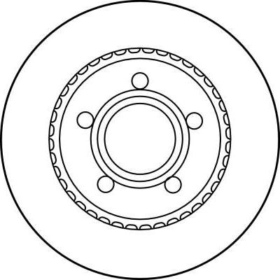 TRW DF2750 - Тормозной диск autospares.lv