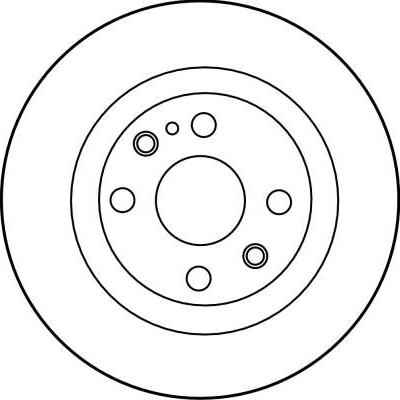 TRW DF2703 - Тормозной диск autospares.lv