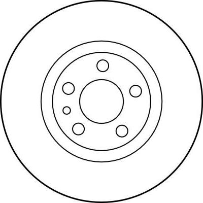 TRW DF2716 - Тормозной диск autospares.lv