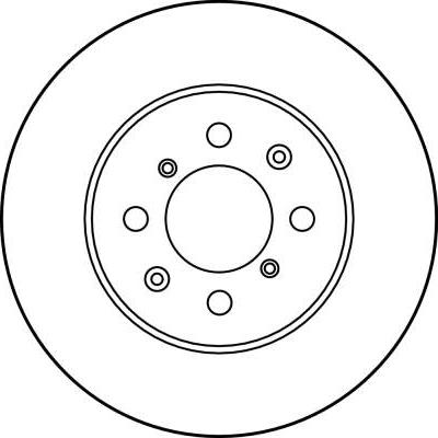 TRW DF2717 - Тормозной диск autospares.lv