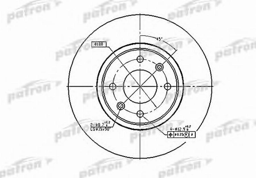 TRW DF2782BP - Тормозной диск autospares.lv