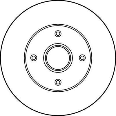 TRW DF2729S - Тормозной диск autospares.lv