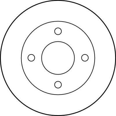 TRW DF2726 - Тормозной диск autospares.lv