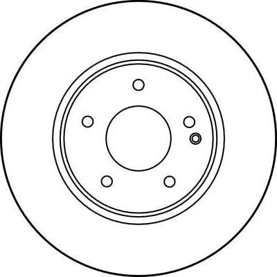 TRW DF2779 - Тормозной диск autospares.lv