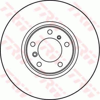 TRW DF2770 - Тормозной диск autospares.lv