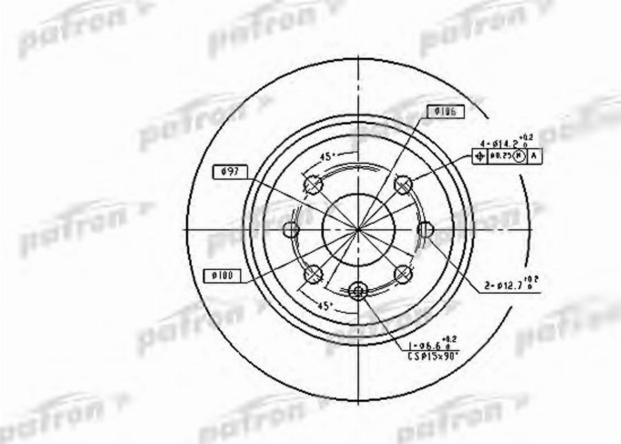 TRW DF2772BP - Тормозной диск autospares.lv