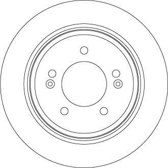 TRW DF7953 - Тормозной диск autospares.lv