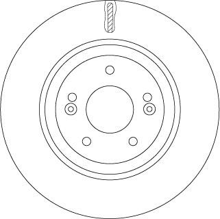 TRW DF7592 - Тормозной диск autospares.lv