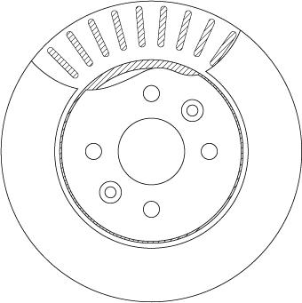 TRW DF7178 - Тормозной диск autospares.lv
