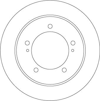 TRW DF7839 - Тормозной диск autospares.lv