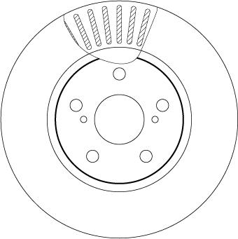 TRW DF7340 - Тормозной диск autospares.lv