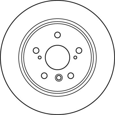 TRW DF7209 - Тормозной диск autospares.lv