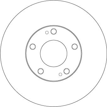 TRW DF7231 - Тормозной диск autospares.lv