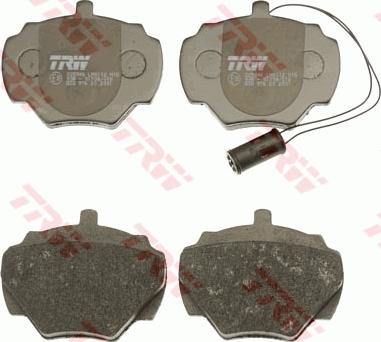 TRW GDB976 - Тормозные колодки, дисковые, комплект autospares.lv