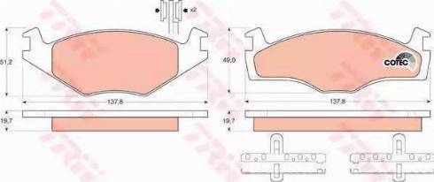 RIDER RD.3323.DB463 - Тормозные колодки, дисковые, комплект autospares.lv