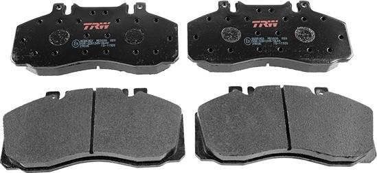 TRW GDB5050 - Тормозные колодки, дисковые, комплект autospares.lv