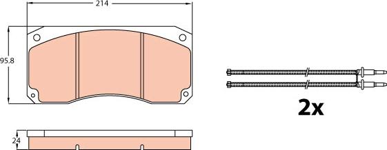 TRW GDB5008 - Тормозные колодки, дисковые, комплект autospares.lv