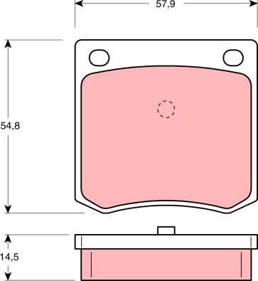 WWA 20850 - Тормозные колодки, дисковые, комплект autospares.lv