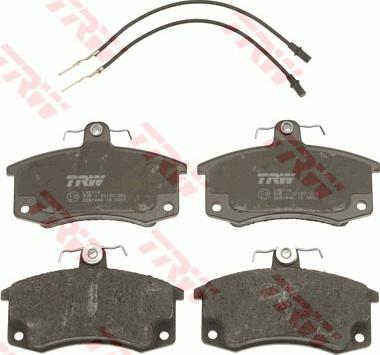 TRW GDB1446 - Тормозные колодки, дисковые, комплект autospares.lv