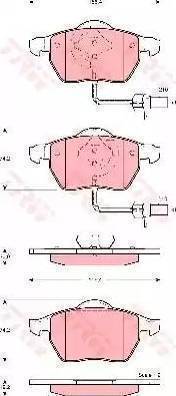 RIDER RD.3323.DB1307 - Тормозные колодки, дисковые, комплект autospares.lv