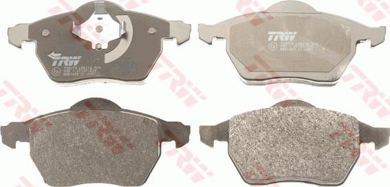 TRW GDB1429 - Тормозные колодки, дисковые, комплект autospares.lv