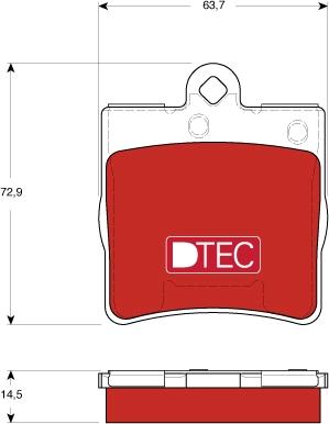 TRW GDB1545DTE - Тормозные колодки, дисковые, комплект autospares.lv