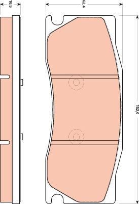 TRW GDB1850 - Тормозные колодки, дисковые, комплект autospares.lv