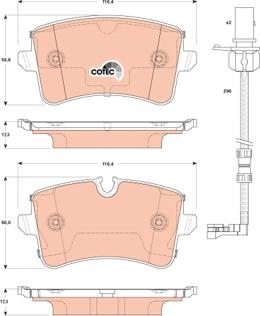 TRW GDB1867 - Тормозные колодки, дисковые, комплект autospares.lv