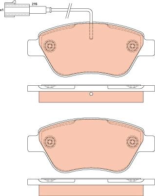 TRW GDB1879 - Тормозные колодки, дисковые, комплект autospares.lv