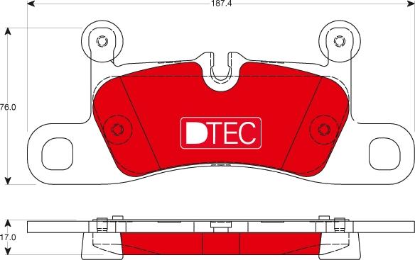 TRW GDB1875DTE - Тормозные колодки, дисковые, комплект autospares.lv