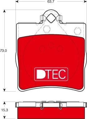 TRW GDB1335DTE - Тормозные колодки, дисковые, комплект autospares.lv