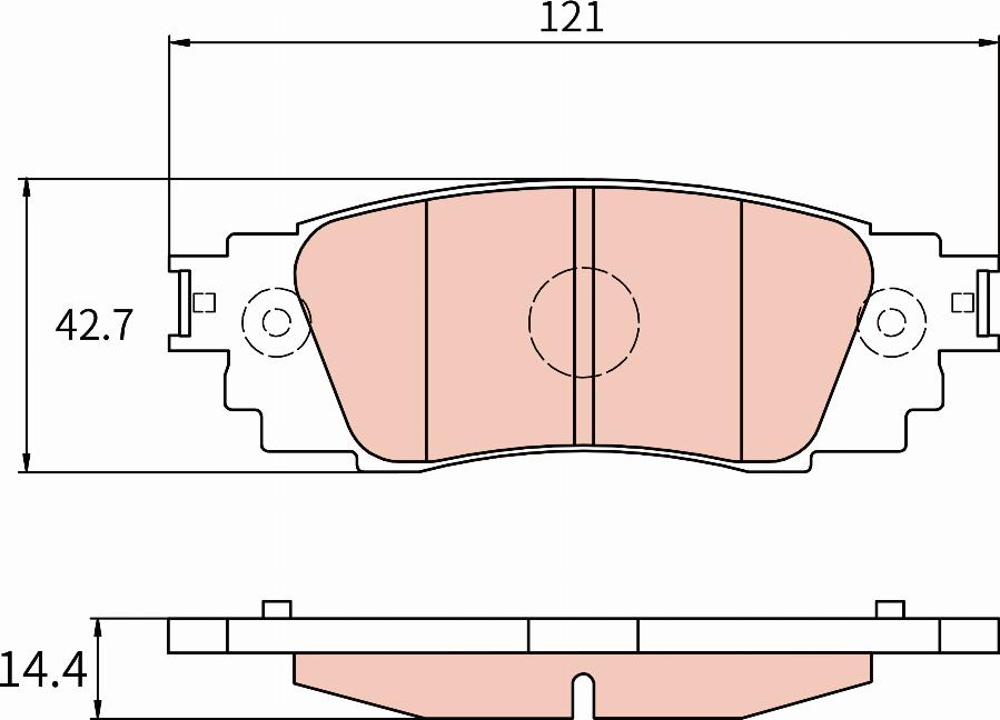 TRW GDB8161DT - Тормозные колодки, дисковые, комплект autospares.lv