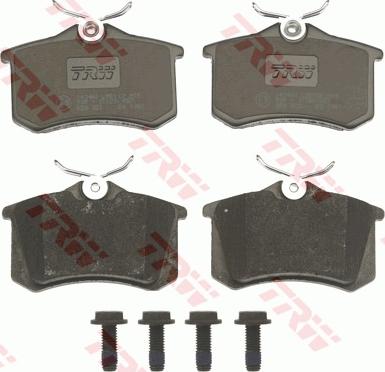 TRW GDB823 - Тормозные колодки, дисковые, комплект autospares.lv