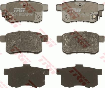 TRW GDB3482 - Тормозные колодки, дисковые, комплект autospares.lv