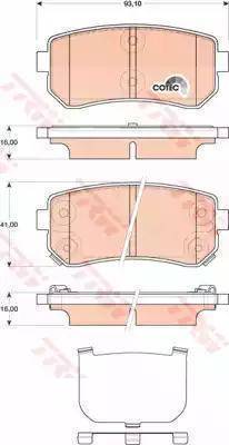 Magneti Marelli 363700201592 - Тормозные колодки, дисковые, комплект autospares.lv