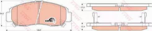 Remsa 747 12 - Тормозные колодки, дисковые, комплект autospares.lv