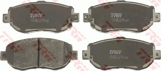 TRW GDB3235 - Тормозные колодки, дисковые, комплект autospares.lv