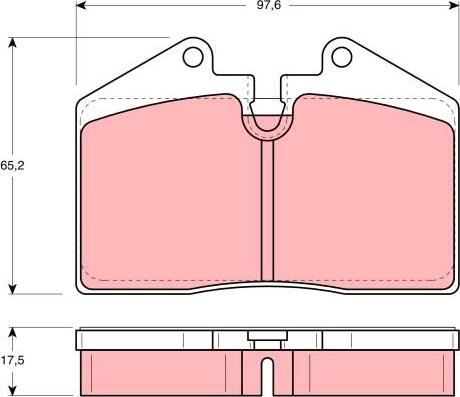 TRW GDB379 - Тормозные колодки, дисковые, комплект autospares.lv