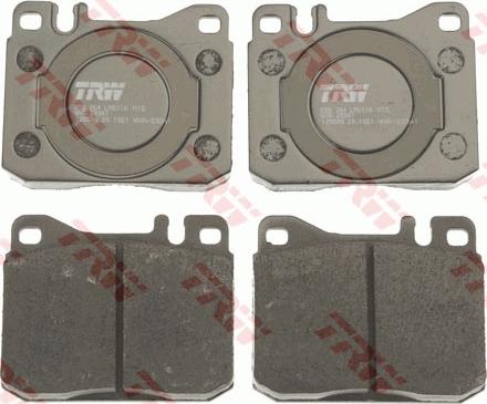 TRW GDB264 - Тормозные колодки, дисковые, комплект autospares.lv