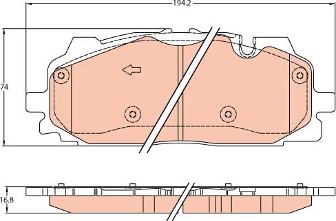 Seat 4KE 698 151 J - Тормозные колодки, дисковые, комплект autospares.lv