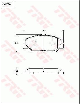 TRW GDB7733 - Тормозные колодки, дисковые, комплект autospares.lv